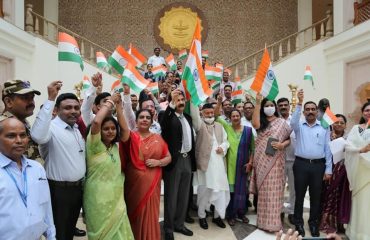 Governor Bhagat Singh Koshyari inaugurated the Gharo Ghari Tiranga Campaign