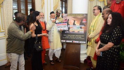 22.08.2022: Governor launches the Mahurat shot of film 'Bharat Ke Agniveer'