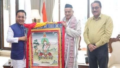 29.08.2022 : Sikkim  CM Prem Singh Tamang met Maharashtra Governor