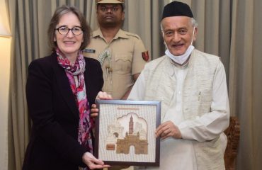 30.08.2022: Ambassador of Luxembourg meeets Maharashtra Governor