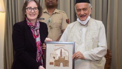 30.08.2022: Ambassador of Luxembourg meeets Maharashtra Governor