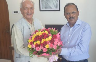 Ajit Doval meets Governor Koshyari
