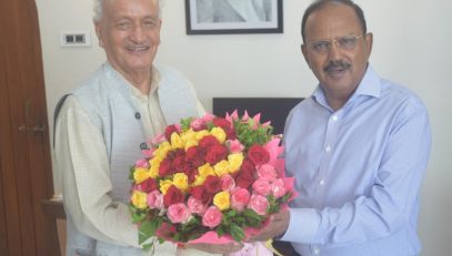 Ajit Doval meets Governor Koshyari