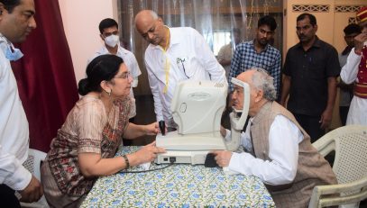 16.09.2022 : Governor inaugurated a free Eye Check up camp at Raj Bhavan