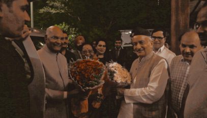 20.09.2022 : Governor welcomed Former President of India Ram Nath Kovid