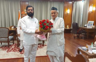 13.10.2022 : CM Shinde called on Governor Koshyari