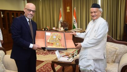 14.10.2022 : Consul General of Kuwait met Governor of Maharasthra