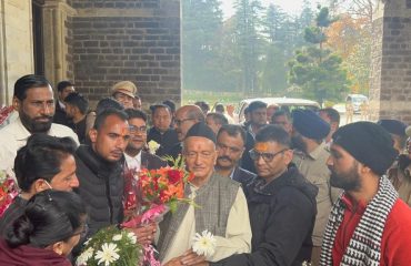 20.10.2022 : राज्यपालांचे नैनिताल येथे आगमन