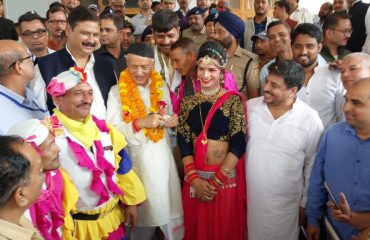 19.10.2022 : Governor accorded a warm welcome in Haldwani, Uttarakhand