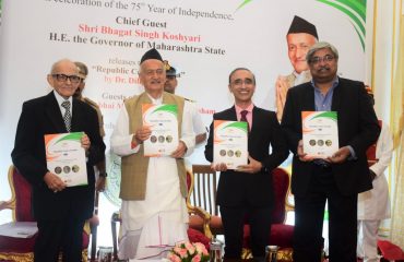 27.10.2022: Governor Bhagat Singh Koshyari released the book 'The Republic Coins of India' authored by Numismatics expert Dr Dilip Rajgor