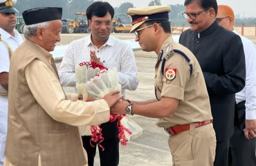 28.10.2022 : राज्यपालांचे बरेली, उत्तरप्रदेश येथे आगमन