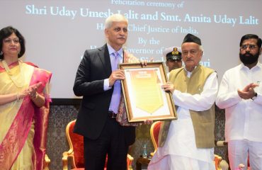 05.11.2022 : Governor felicitates CJ of India Uday Umesh Lalit