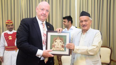 22.11.2022 : Ambassador of the Royal Danish Embassy in India Freddy Svane called on Governor