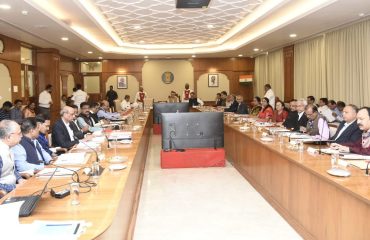 24.11.2022 : राज्यपाल, मुख्यमंत्री, उपमुख्यमंत्री यांच्या उपस्थितीत राजभवन येथे कुलगुरु बैठक संपन्न