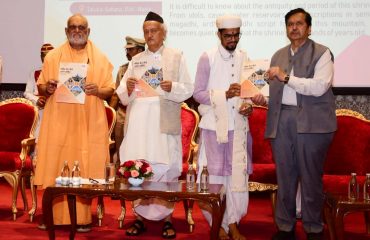 07.01.2023 : Governor unveiled plan of developing holy Jain Teerth Darshan Circuit in Maharashtra