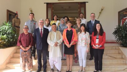 10.01.2023 : Families of consuls of various countries in Mumbai met Governor