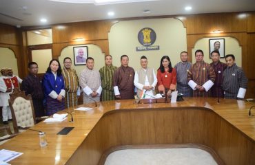 08.02.2023 :  A high level Bhutanese Parliamentary Delegation met  Governor