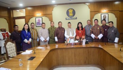 08.02.2023 :  A high level Bhutanese Parliamentary Delegation met  Governor