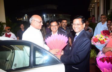 17.02.2023 : Newly appointed Governor - designate arrives in Raj Bhavan