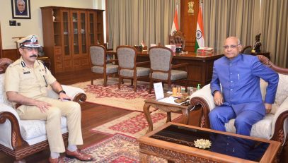 21.02.2023 : Rajnish Seth meets Governor Ramesh Bais