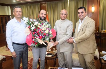 14.03.2023 : मुंबई क्रिकेट असोसिएशनचे नवनियुक्त अध्यक्ष अमोल काळेंनी घेतली राज्यपालांची भेट