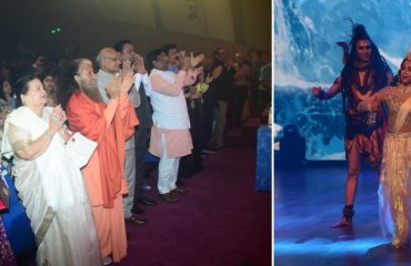 Governor presided over the programme 'Ganga' by actor and MP Hema Malini