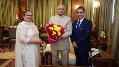 21.03.2023 : Capt. Binesh Kumar Tyagi meets Governor