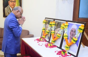 23.03.2023:  Governor pays tribute to Shahid Bhagat Singh, Rajguru, Sukhdev