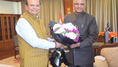 26.03.2023 : Lt. Governor of Delhi meets Governor Ramesh Bais