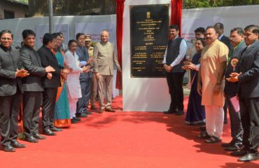 27.03.2023 : Governor perfomed the Bhoomi pujan of the Main Building of MSSU