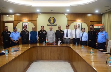 04.04.2023 : भारतीय सशस्त्र सैन्य दलाच्या शिष्टमंडळाने घेतली राज्यपालांची भेट