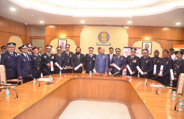 14.04.2023: Governor inaugurates the Fire Service Week and launched the Maharashtra Fire Services Personnel Welfare Fund Raising Campaign