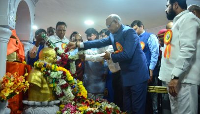14.04.2023: Governor, CM, Dy CM offer tributes to Dr Ambedkar at Chaityabhumi