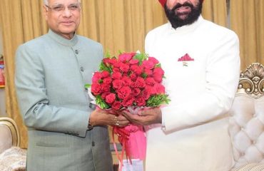 13.04.2023 : Uttarakhand Governor meets Governor Bais
