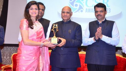 Governor Ramesh Bais presented the Navabharat Group's CSR Awards 2023
