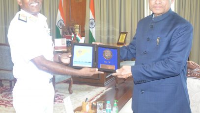 24.04.2023 : Flag Officer A. N. Pramod meets Governor