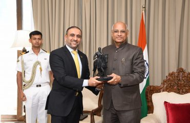 17.05.2023 संयुक्त अरब अमिरातीचे वाणिज्यदूत अब्दुल्ला हुसेन अल मर्झुकी यांनी घेतली राज्यपालांची भेट