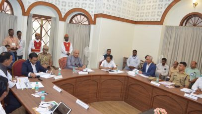 Governor reviewed the progress of various developmental projects in Satara district in a meeting with District officials