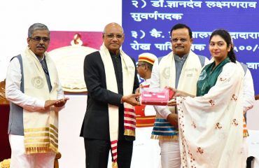 24.06.2023 :  Governor and Chancellor of state universities Ramesh Bais presided over the 39th Annual Convocation of the Sant Gadge Baba Amravati University. Vice Chancellor Dr. Pramod Yeole, Pro. Vice Chancellor Prof. Prasad Wadegaonkar, Registrar Dr. Tushar Deshmukh, Director of Board of Examination and Evaluation Monali Tote Patil, Members of the Executive and Academic Council, Members of Faculty, invitees, and Graduating Students were present. Degrees, Post Graduate Degrees, and Ph Ds were conferred upon 46629 students.