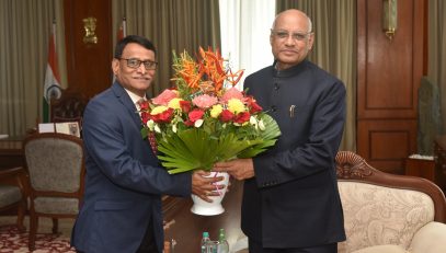 VC of Dr. Balasaheb Sawant Konkan Krishi Vidyapeeth meets Governor