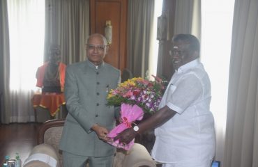 Chairman MSME Council Dr. E Muthuraman called on Governor