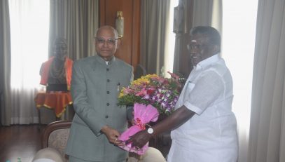 Chairman MSME Council Dr. E Muthuraman called on Governor