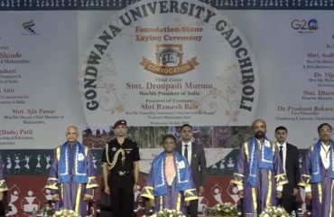 05.07.2023: President of India attends the Convocation of  Gondwana University in Gadchiroli