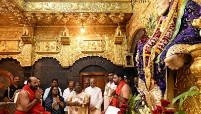 07.07.2023 : Presidnet of India visits to Shri Sai Baba Samadhi Mandir