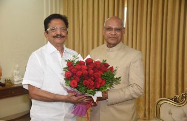 05.08.2023 : Former Governor CH. Vidyasagar Rao meets Governor