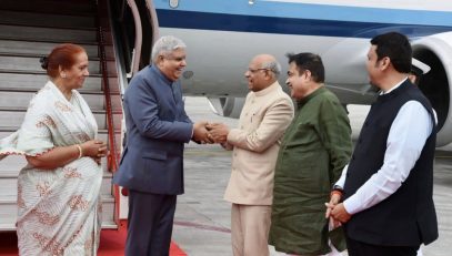 04.08.2023 : Vice President welcomes by Governor
