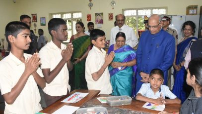 16.08.2023: Governor visits the 'Baal Kalyan' Sanstha in Pune