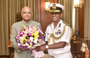 18.07.2023 : Director General of Indian Coast Guard Rakesh Pal, Meets Governor
