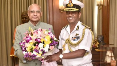 18.07.2023 : Director General of Indian Coast Guard Rakesh Pal, Meets Governor