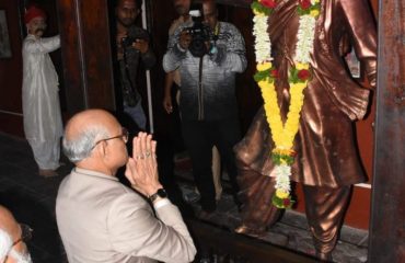 12.09.2023 : Governor visits to Kranti Veer Chapekar Bandhoo Smarak